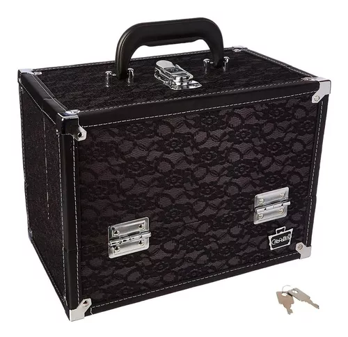 Caboodles Make Me Over Train Case Black