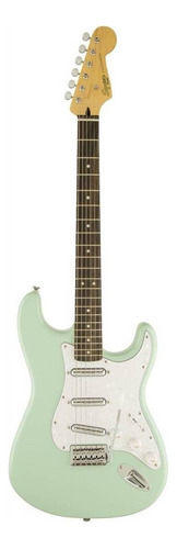 Guitarra eléctrica Squier by Fender Vintage Modified Surf Stratocaster de tilo surf green poliéster con diapasón de palo de rosa