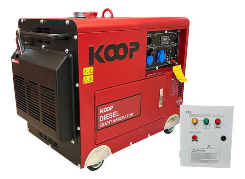Generador Insonoro 5000w + Ats Tablero Transf. Sello Sec