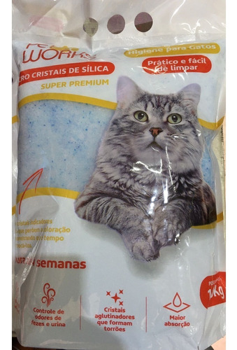 Kit 2 Areia Sílica Fina Pet Works  1.5 Kg