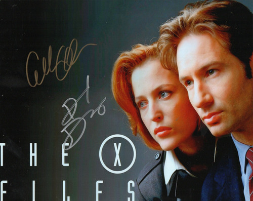 Autógrafos Gillian Anderson Y David Duchovny - The X Files 