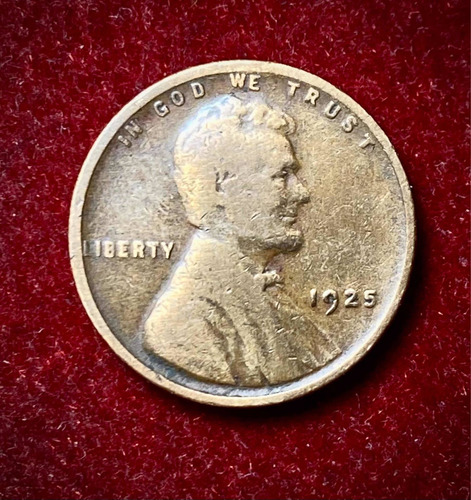 Moneda 1 Centavo Estados Unidos 1925 Km 132