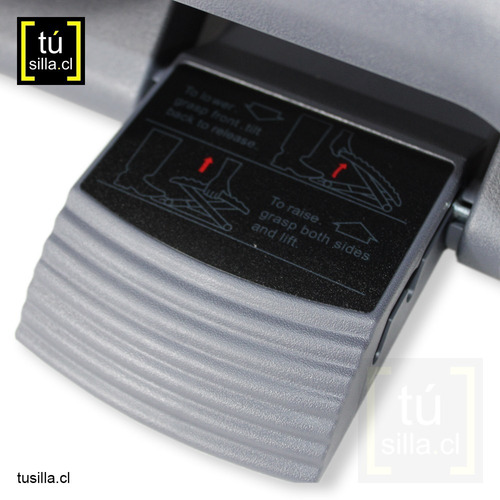 Imagen 3 de 4 de Apoya Pies Ergonómico Regulable En Altura - Tusilla