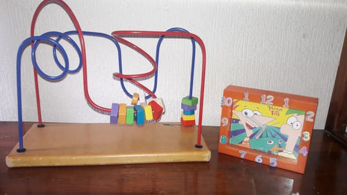 Jueguete Didáctico Y Reloj De Phineas Y Ferb (Usado)