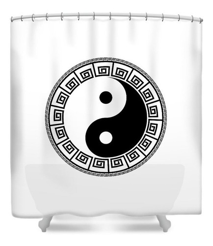 Cortina De Baño Yin Yang Symbol