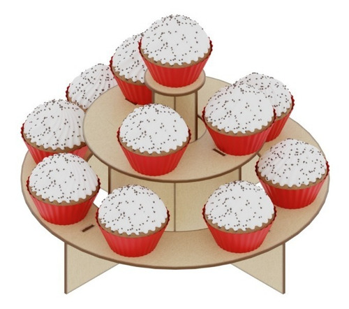 Imagen 7 de 9 de Soporte Base Circular Para Candy Bar Mesa De Dulces Art231