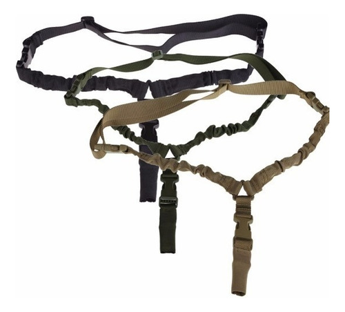 Portafusil 1 Punto Bungee Extra Resistente Color Negro
