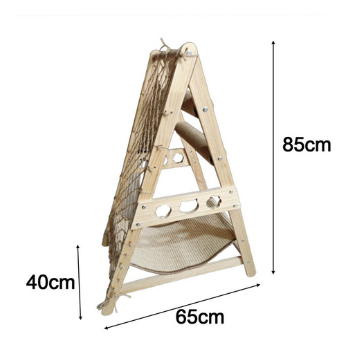 Cat Tree Toy Activity Center Bed Interactive Toy Style C