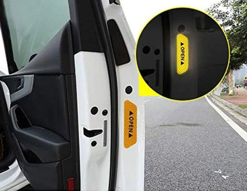 Reflectivo Adhesivo Cinta Seguridad Puerta Carro Camioneta