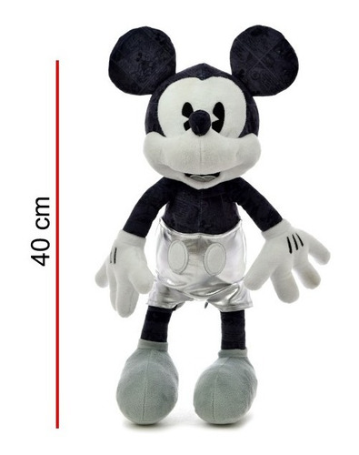 Imagen 2 de 7 de Peluche Mickey 100 Años 40cm- Orig. Phi Phi Toys