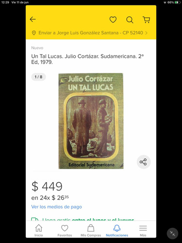 Un Tal Lucas. Julio Cortázar. Sudamericana. 2ª Ed, 1979.