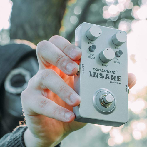 Coolmusic C-di01 Insane Distortion Pedal De Distorsión De . Color Blanco