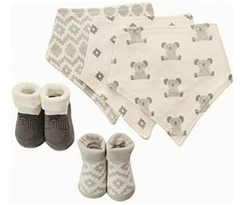 Hudson Baby Conjunto Unisex De Algodón Para Bebé, Koala, Color Koala Talla Talla Única