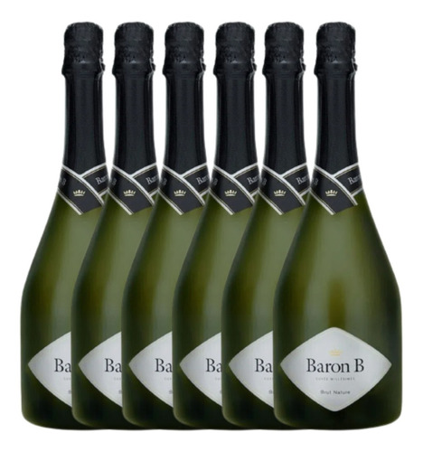 Champagne Baron B Brut Nature Espumante 750ml Caja X6 Gobar®