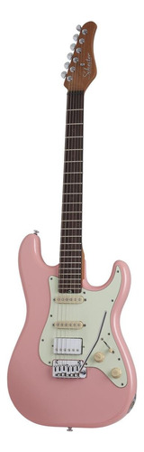 Guitarra eléctrica Schecter Nick Johnston Traditional H/S/S de aliso atomic coral con diapasón de ébano