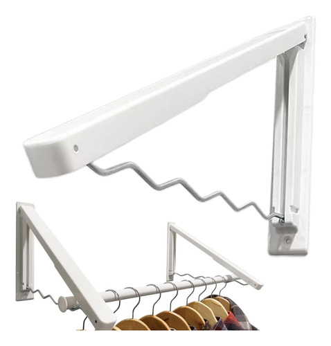 Tendedero Plegable Percha Pared Ropa Hogar Lavanderia 3 Pzs