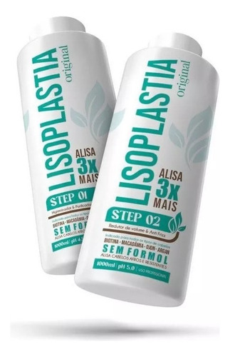 Lisosplastia Alisa3xmais Plastica Realinhamento Nutre 2x1lt