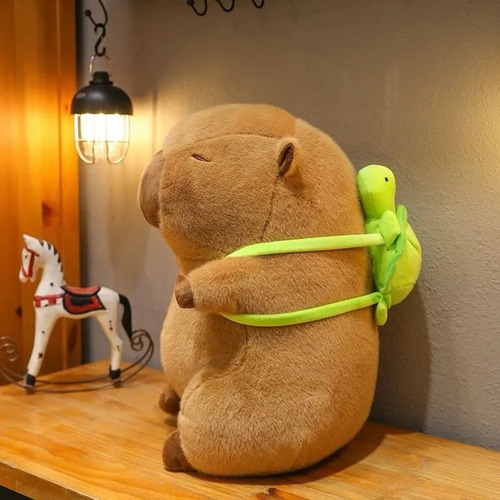 Peluche Capybara Carpincho 80 Cm Kawaii Súper Grande Capy Gigante