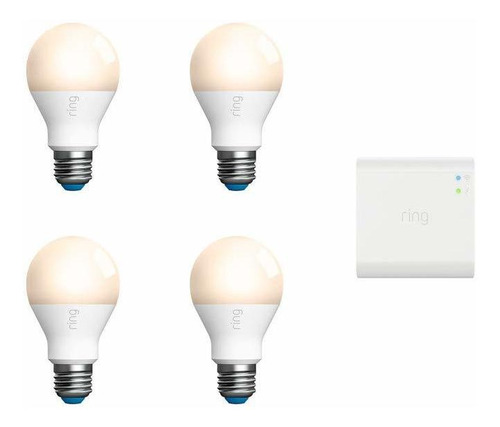 Introducing Ring A19 Smart Led Bulb, White (starter Kit: 4-p