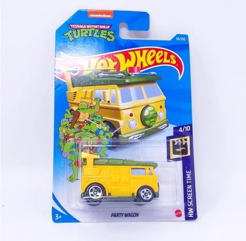 Auto Hot Wheels Tortugas Ninja Party Wagon Colección