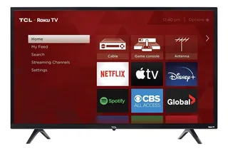 Smart TV de 32" TCL 3-Series 32S331 con pantalla LED HD 127/220V