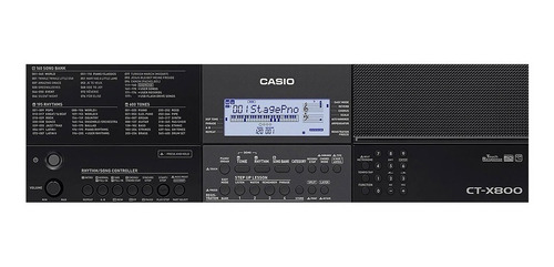 Imagem 3 de 3 de Teclado Casio Digital Ct-x800 Preto