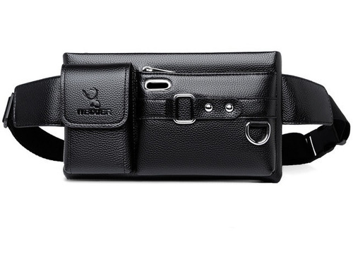 Pochete De Luxo Bolsa Masculina Crossbody Couro Transversal