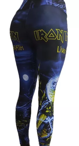 Legging Pantalones De Iron Maiden W A Sport - A Matter Of Life And Death  Para Mujeres