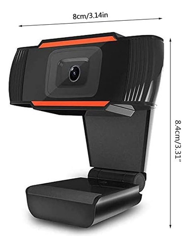 Cámara Web Usb 720p Con Micrófono Para Pc Y Videollamadas