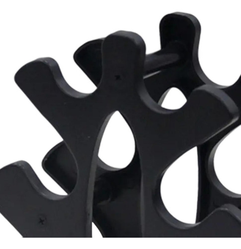 Rack De Pesas Soporte Vertical Almacenamiento 6 Marco De