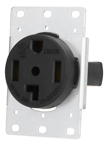 Conector De Alimentación Hembra Con Enchufe Industrial De 4