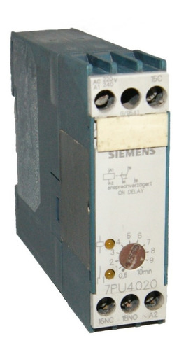 Rele De Tiempo 0,5-10min 7pu4020 Siemens  Cod. 01297