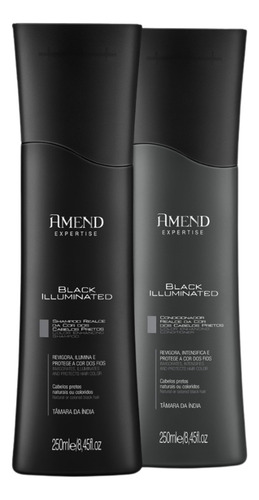 Kit Black Iluminada Shampoo E Condicionador