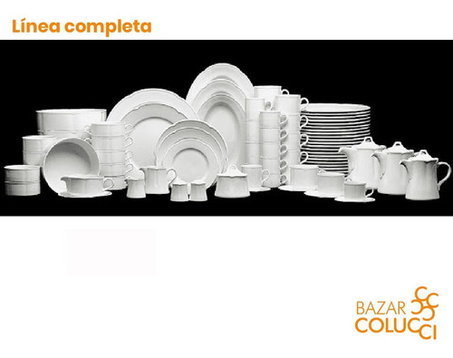 X6 Plato Postre Línea Provenza, Verbano - Bazar Colucci