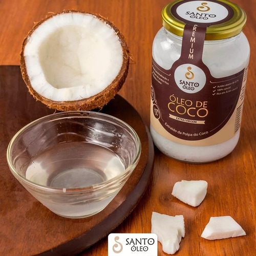 4x Óleo De Coco Extravirgem Prensado A Frio Polpa 500ml