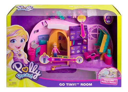 Polly Pocket La habitación de diversión para muñecas Polly Mattel Fry98