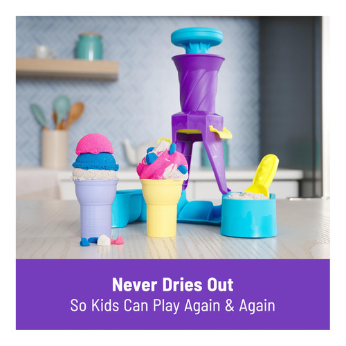 Estación De Servicio Suave Toy Kinetic Sand Con 400 Ml Play