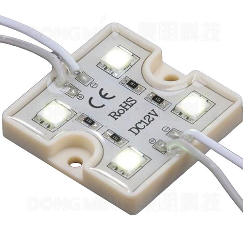 Módulo Com 4 Leds 5050 Branco Frio | Prova D'água