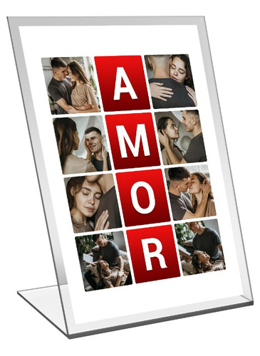 Display Dia Dos Namorados Amor Casal Personalizado Com Fotos