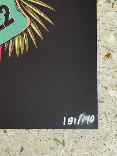 Guns N Roses Litografía Ciudad De Mexico 2022 Numerada (Usado)