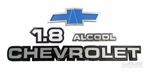 Símbolos 1.8 Alcool Chevrolet + Gravata - Monza 1982 À 1985