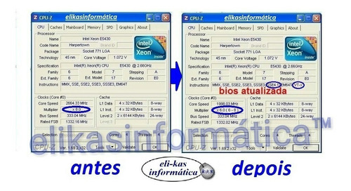 Bios Atualizada Com Microcodes Xeon 771/775 Envio Grátis