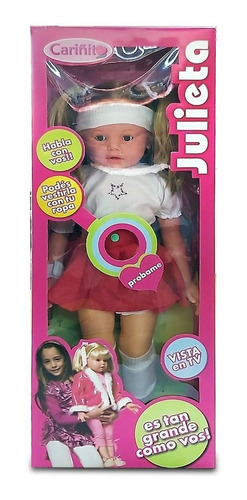 Muñeca Julieta Gigante Original De Cariñito 80 Cm