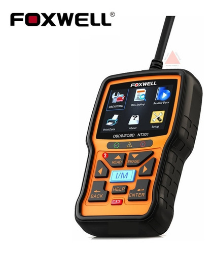 Imagem 4 de 4 de Scanner Foxwell Nt 301 Automotivo Obd 2 Idioma Em Português.