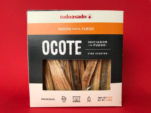 Ocote, Iniciador De Fuego, 454 Gramos 2 Pack