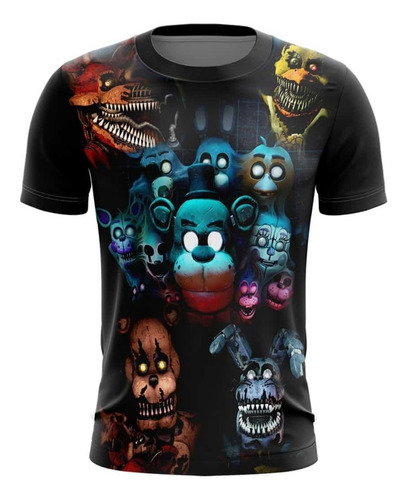 Playera Sublimada Five Nights At Freddy´s Halloween Infantil