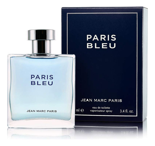 Jean Marc Paris Paris Bleu Homme Eau De Toilette Spray, 3.4