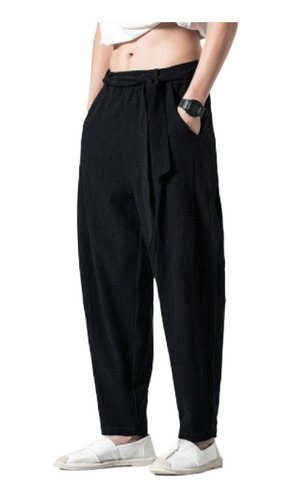 Pantalones De Tai Chi Para Hombre Pantalones Orientales De T