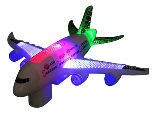 Juguete Avión Luces Sonido Movimiento Niños Bebe