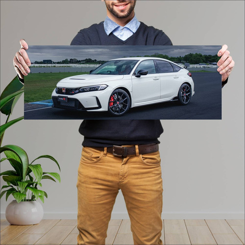 Cuadro 30x80cm Auto 2022 Honda Civic Type R Au 1 210